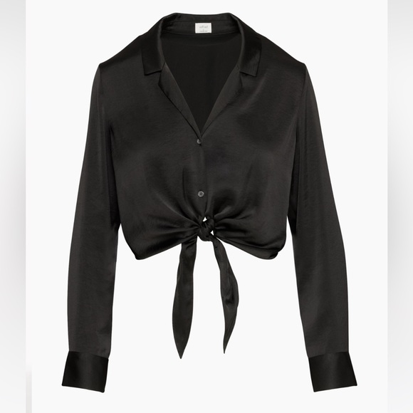 Wilfred Tops - Wilfred Tie-Front Blouse